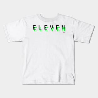 Eleven Eleven Green 2 Kids T-Shirt